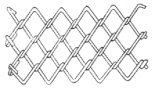 сетка рабица с ромбической ячейкой