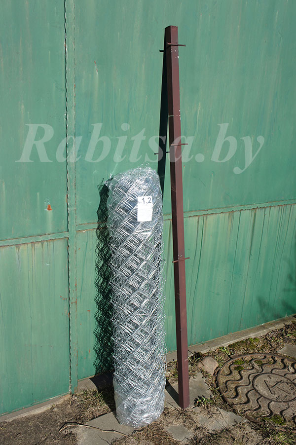 Столбик 1,8м для сетки рабица