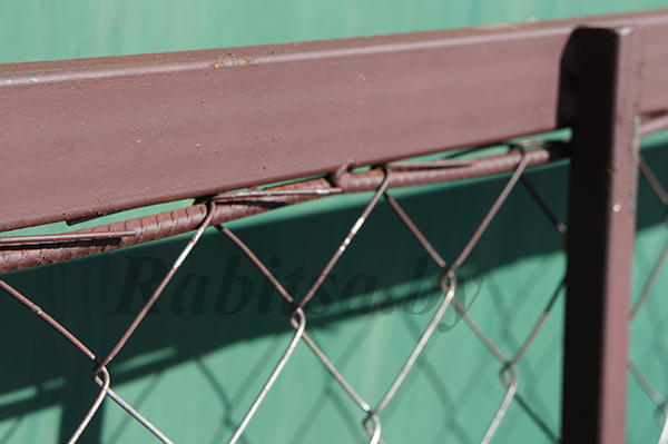 Ворота из сетки рабица